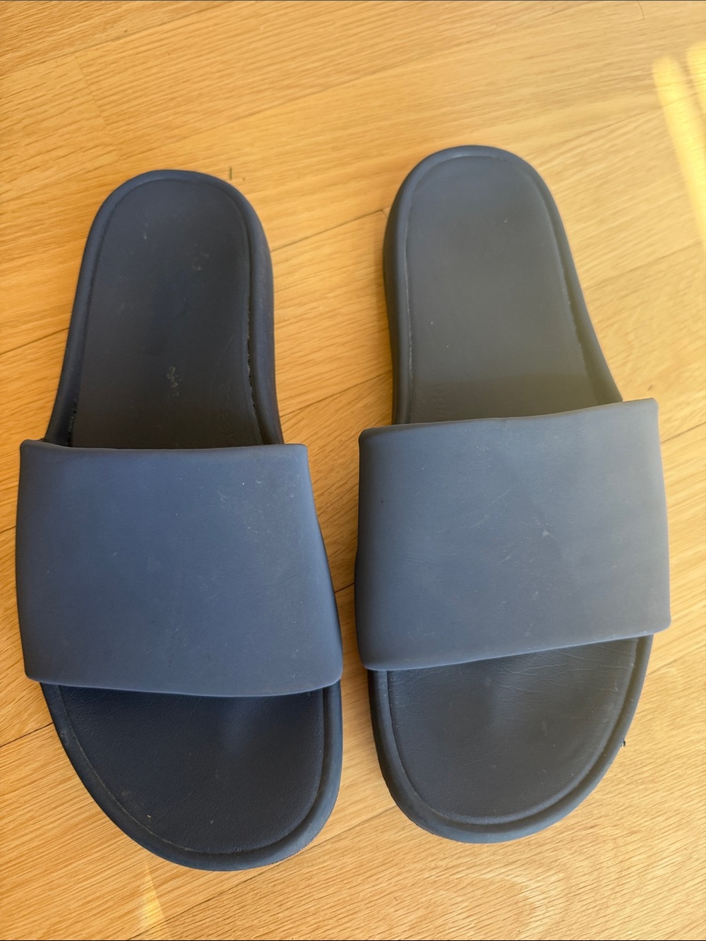 Restful Lululemon Navy Slide Sandals